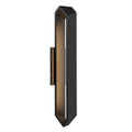 George Kovacs Pitch Coal Outdoor Led Wall Mount With Etched Glass Diffuser