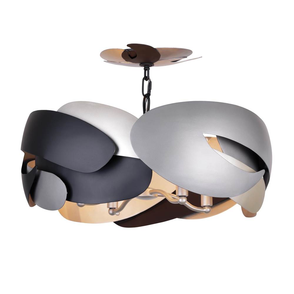 George Kovacs Metalo Misto Metalo Misto 20'' 4 Light Semi Flush