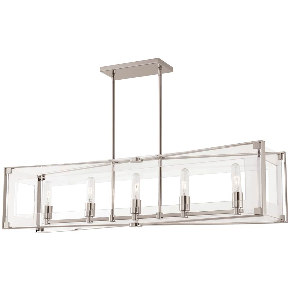 George Kovacs Crystal Clear 5 Light Island Light