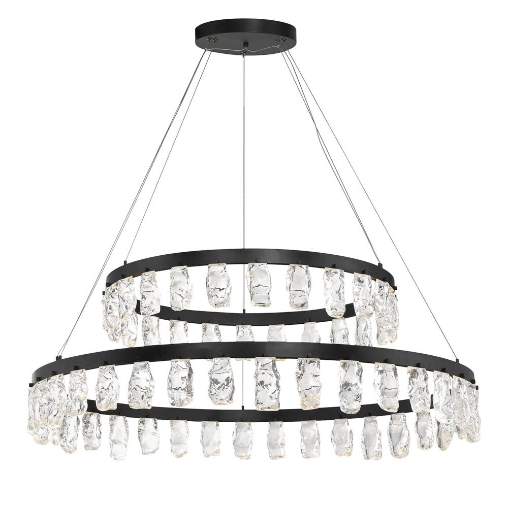George Kovacs Artic Glacier Artic Glacier 2 Tier Led Chandelier