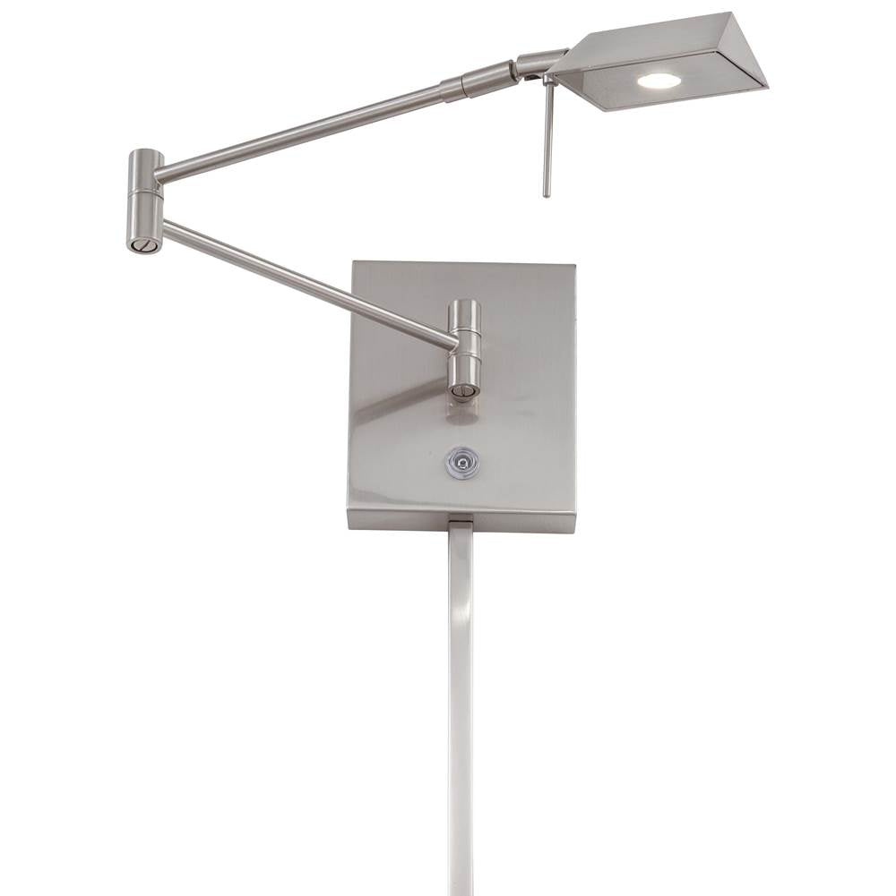 George Kovacs George S Reading Room 1 Light Led Swing Arm Wall Lamp
