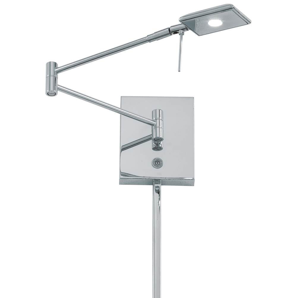 George Kovacs George S Reading Room 1 Light Led Swing Arm Wall Lamp