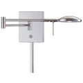 George Kovacs George S Reading Room 1 Light Led Swing Arm Wall Lamp