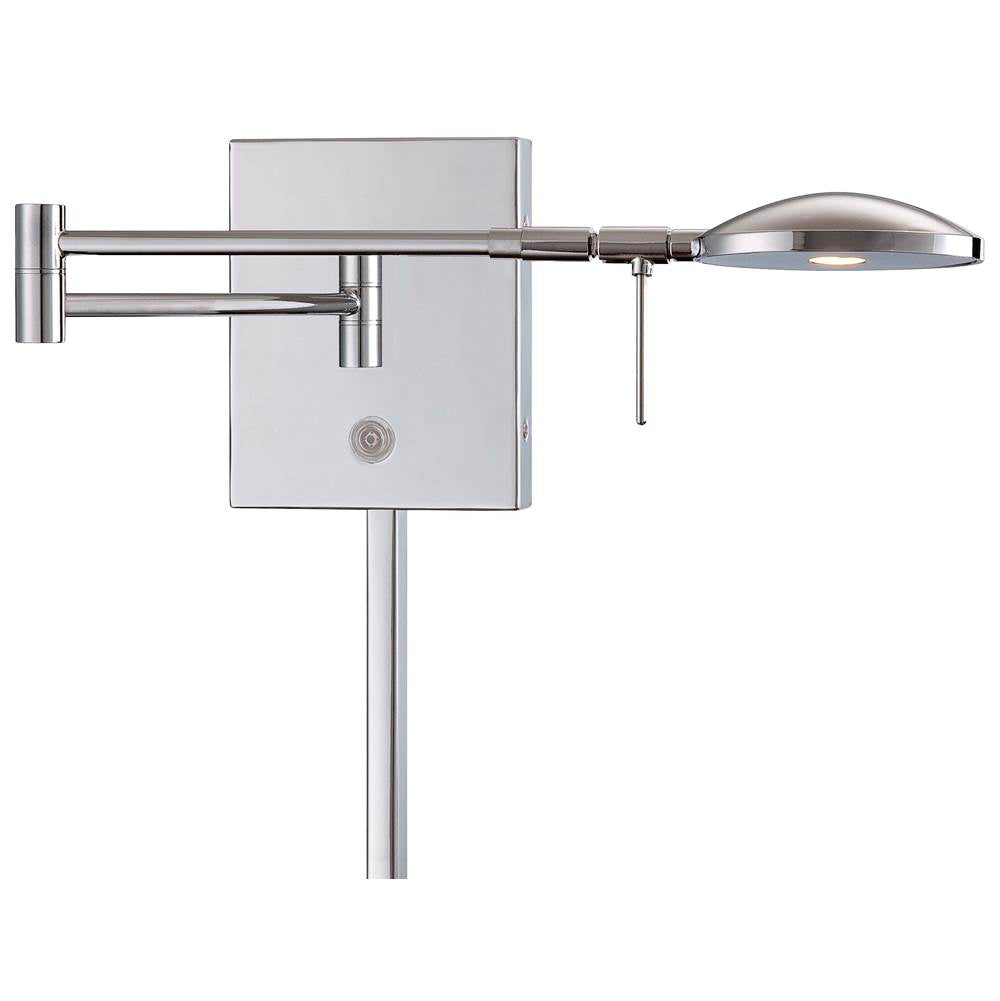 George Kovacs George S Reading Room 1 Light Led Swing Arm Wall Lamp
