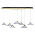 George Kovacs Sneer - 7 Light Led Pan Pendant