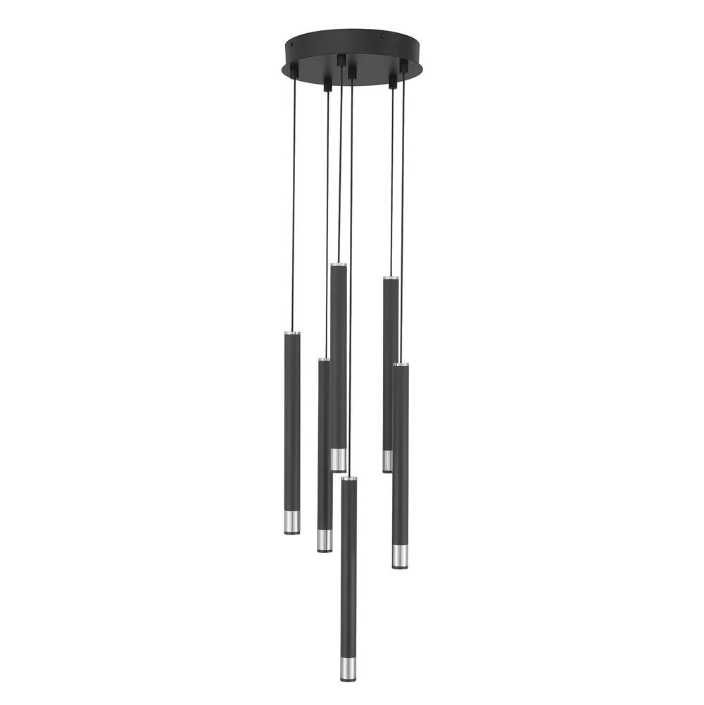 George Kovacs Wand - 6 Light Led Pan Pendant
