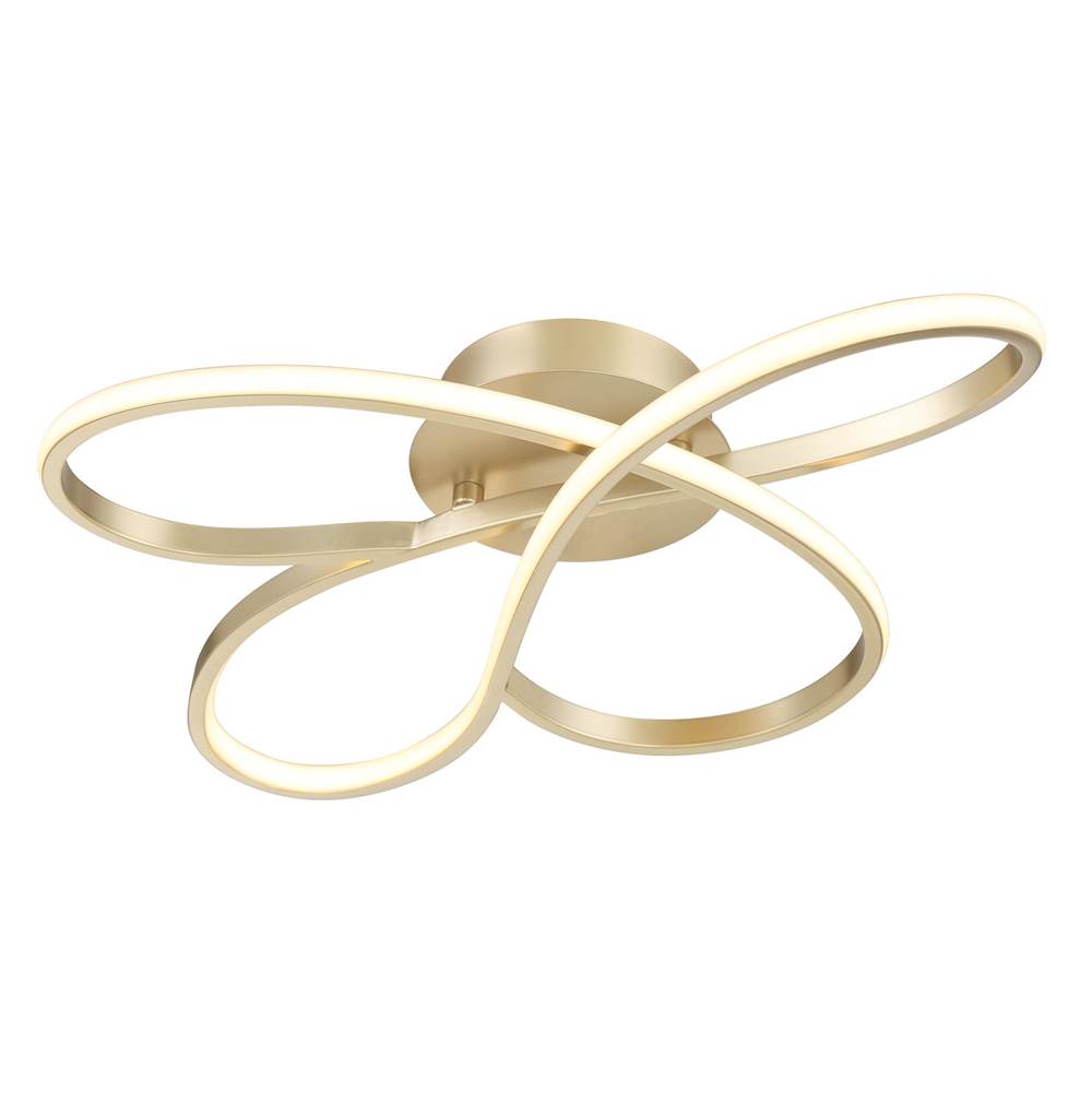 George Kovacs Astor By Robin Baron Astor By Robin Baron Soft Gold Led Flush Mount With Lucent Silicone Diffuser