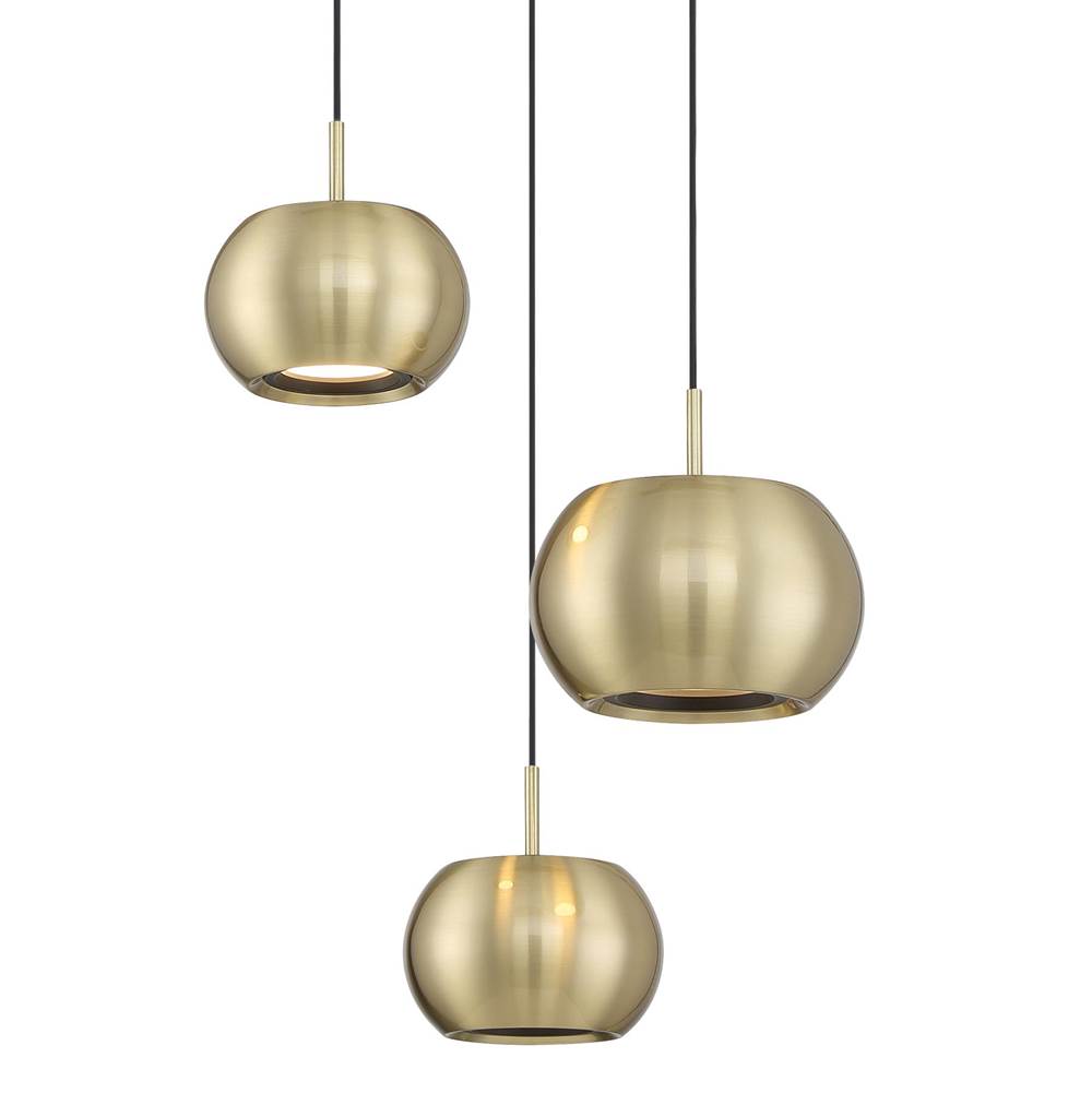 George Kovacs Halo - 3 Light Led Mini Pan Pendant