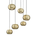George Kovacs Halo - 6 Light Led Pan Pendant