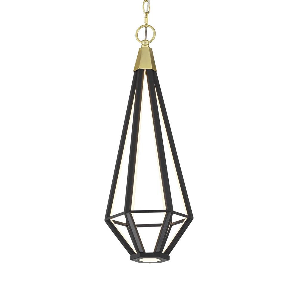 George Kovacs Modern Edge Modern Edge Soft Brass And Black With Lucent Silicone Diffuser