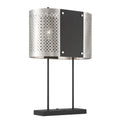 George Kovacs Noho By Robin Baron Noho By Robin Baron 2-light Brushed Nickel And Sand Coal Table Lamp
