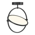 George Kovacs Studio 23 Studio 23 Coal Led Semi Flush Mount With Etched Acrylic Diffuser