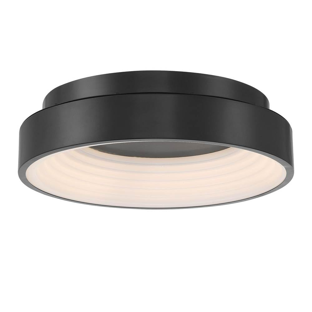 George Kovacs Conc 15'' White Led Flush Mount With Frosted Acrylic Diffuser