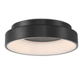 George Kovacs Conc 15'' White Led Flush Mount With Frosted Acrylic Diffuser