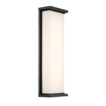 George Kovacs Caption 24'' Sand Coal Led Outdoor Wall Mount With Frosted Aquarium Glass