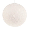George Kovacs Entwined 24'' 1-light White Pendant With White Rattan