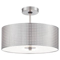 George Kovacs Grid 3 Light Semi Flush Mount