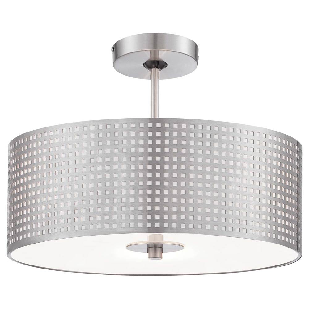 George Kovacs Grid 3 Light Semi Flush Mount