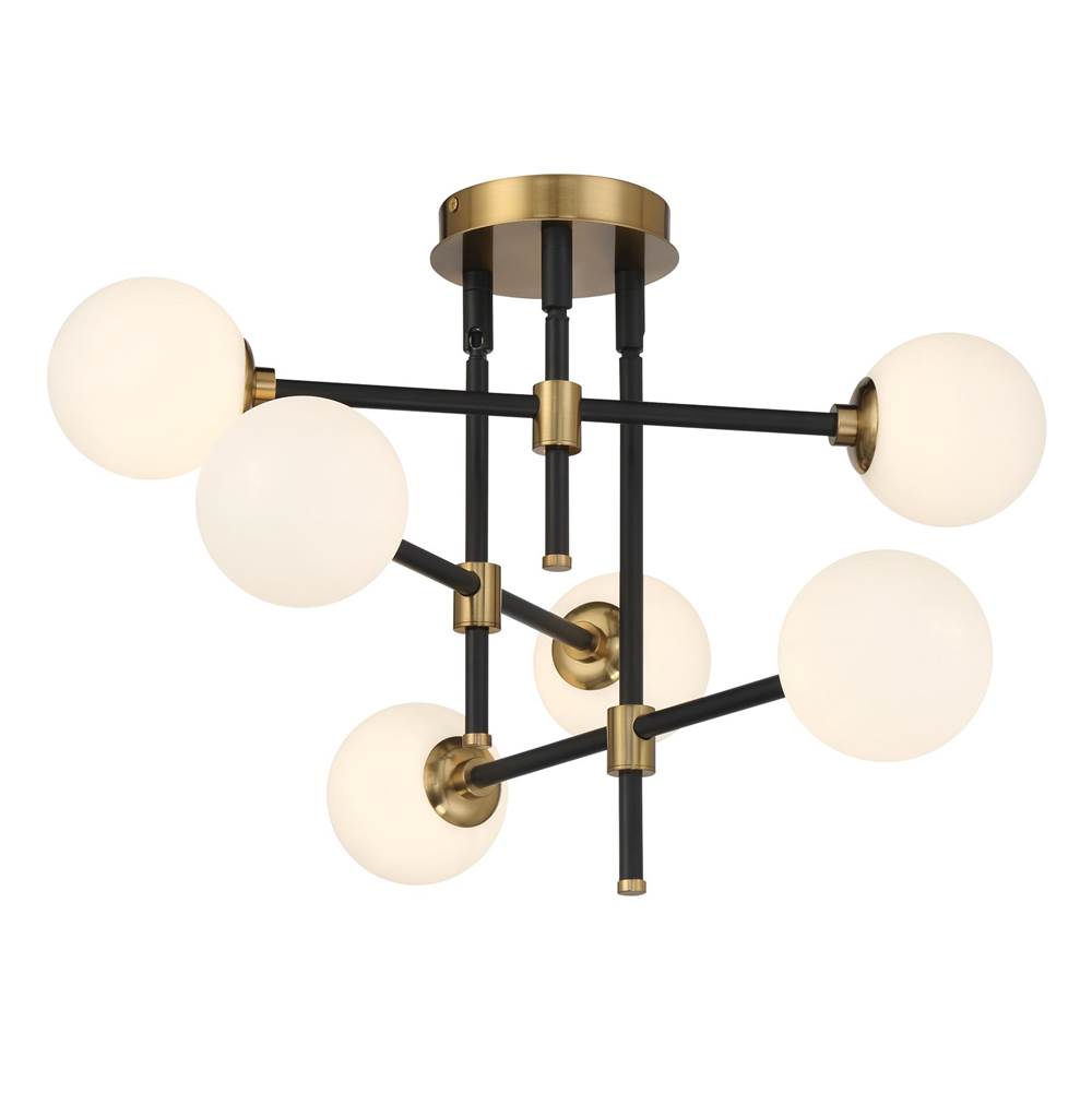 George Kovacs Cosmet 6 Light Flush Mount