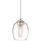 George Kovacs P931-084 Brushed Nickel 1 Light Mini Pendant (convertible To Wall Sconce) Image 1