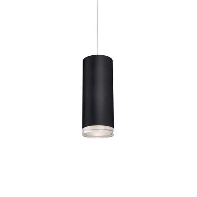Kuzco Cameo 8-in Black Led Pendant