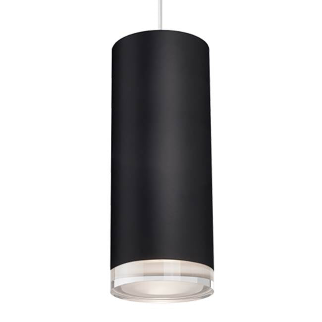 Kuzco Cameo 10-in Black Led Pendant