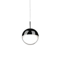 Kuzco Pluto 4-in Black Chrome Led Pendant