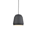 Kuzco Sedona 16-in Black 1 Light Pendant