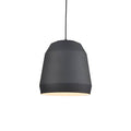 Kuzco Sedona 22-in Black 1 Light Pendant