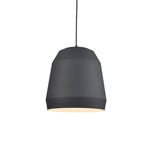 Kuzco Sedona 22-in Black 1 Light Pendant