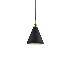 Kuzco Dorothy 10-in Black With Gold Detail 1 Light Pendant