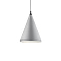 Kuzco Dorothy Brushed Nickel With Black Detail 1 Light Pendant