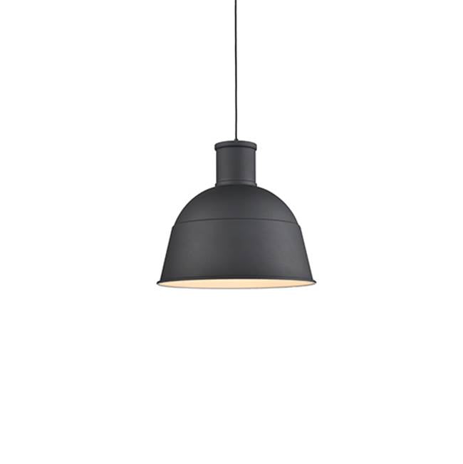 Kuzco Irving 16-in Black 1 Light Pendant
