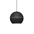 Kuzco Lucas 16-in Black 1 Light Pendant