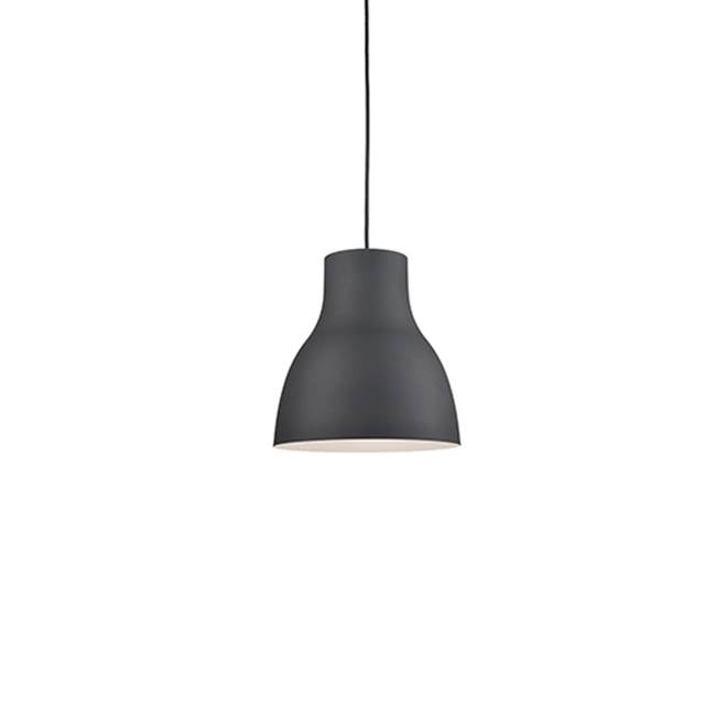 Kuzco Cradle 13-in Black 1 Light Pendant