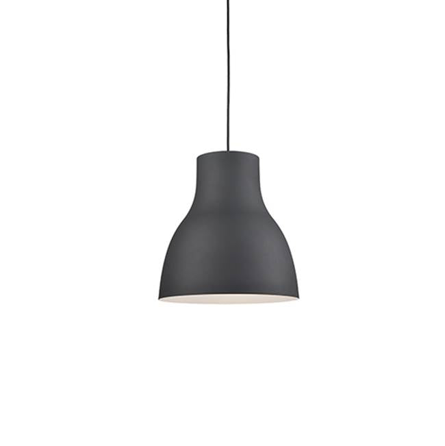 Kuzco Cradle 16-in Black 1 Light Pendant