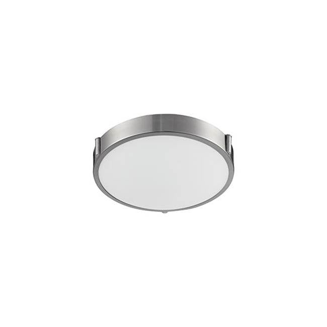 Kuzco Floyd 11-in Brushed Nickel Led Flush Mount