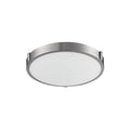 Kuzco Floyd 13-in Brushed Nickel Led Flush Mount