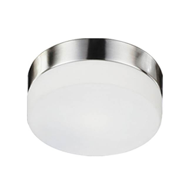 Kuzco Lomita 12-in Brushed Nickel 2 Lights Flush Mount