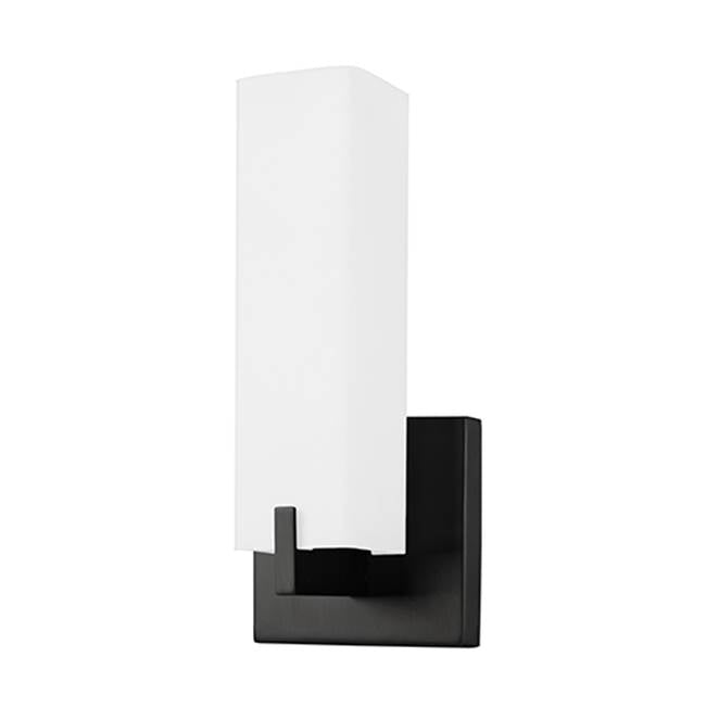 Kuzco Stratford 12-in Black Led Wall Sconce