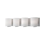 Kuzco Bridgewater 25-in Brushed Nickel 4 Lights Vanity
