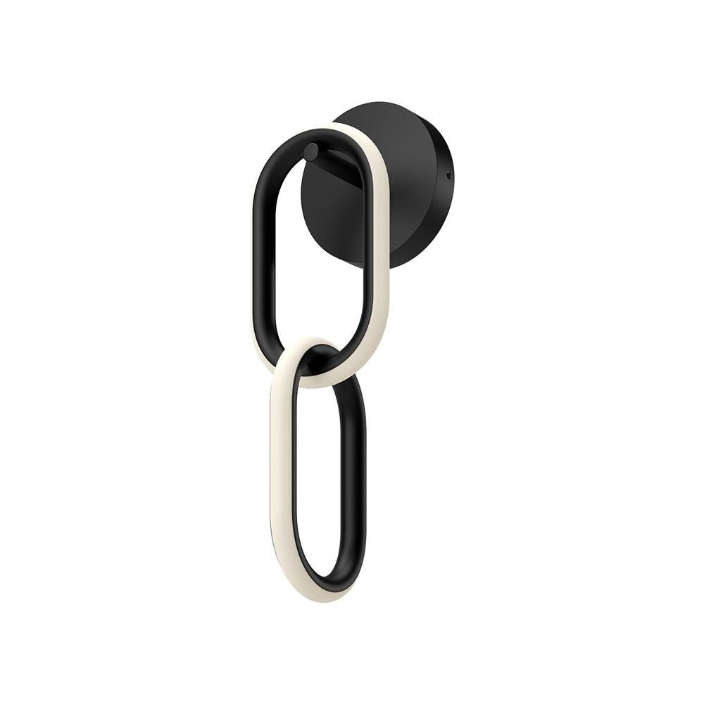 Kuzco WS92617-BK-UNV Black Airen 17-in Black Led Wall Sconce Image 1