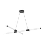 Kuzco CH18548-BK-UNV-010 Black Akari 48-in Black Led Chandeliers Image 1