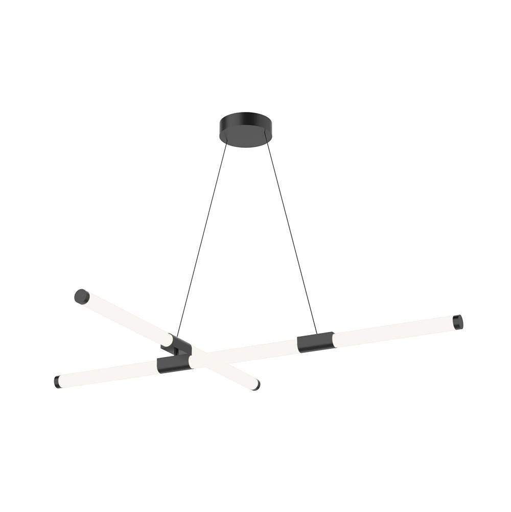 Kuzco Akari 48-in Black Led Chandeliers
