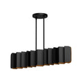 Kuzco LP58042-BK/GD Black,Gold Akira 42-in Black/gold 6 Lights Linear Pendant Image 1
