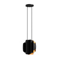 Kuzco PD58014-BK/GD Black,Gold Akira 14-in Black/gold 2 Lights Pendant Image 1