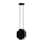 Kuzco PD58014-BK/GD Black,Gold Akira 14-in Black/gold 2 Lights Pendant Image 1