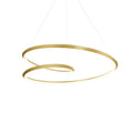 Kuzco PD22332-BG-UNV Brushed Gold Ampersand 32-in Brushed Gold Led Pendant Image 1