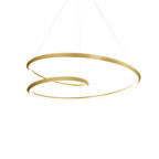 Kuzco PD22332-BG-UNV Brushed Gold Ampersand 32-in Brushed Gold Led Pendant Image 1