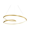 Kuzco PD22339-BG-UNV-010 Brushed Gold Ampersand 39-in Brushed Gold Led Pendant Image 1
